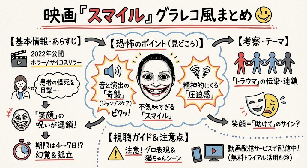 スマイル（映画）のあらすじ感想ネタバレ考察まるっとレビュー！