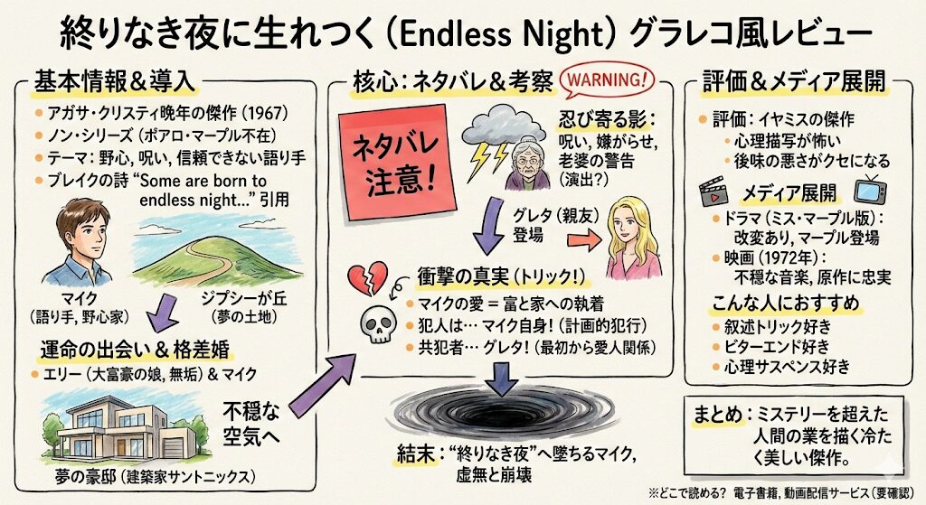 終りなき夜に生れつくのあらすじ感想ネタバレ考察まるっとレビュー！