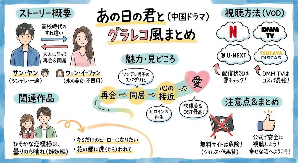 あの日の君と（中国ドラマ）はどこで見れる？お得な動画配信はこれ！