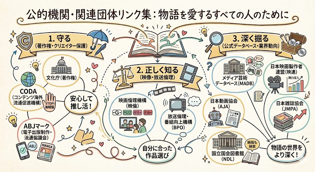 物語を愛するすべての人のために。専門家が選ぶ公的機関・関連団体サイト